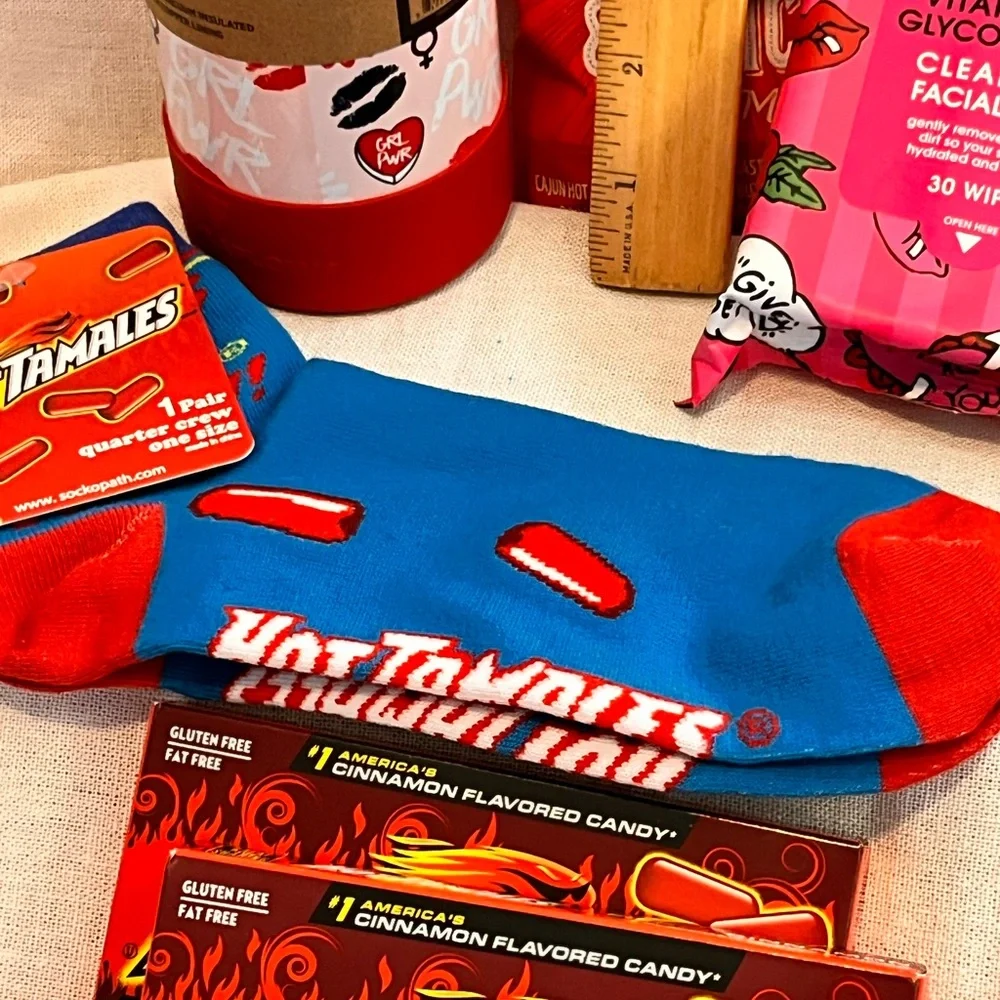 Hot Girl Tamales Sock and Snack Bundle